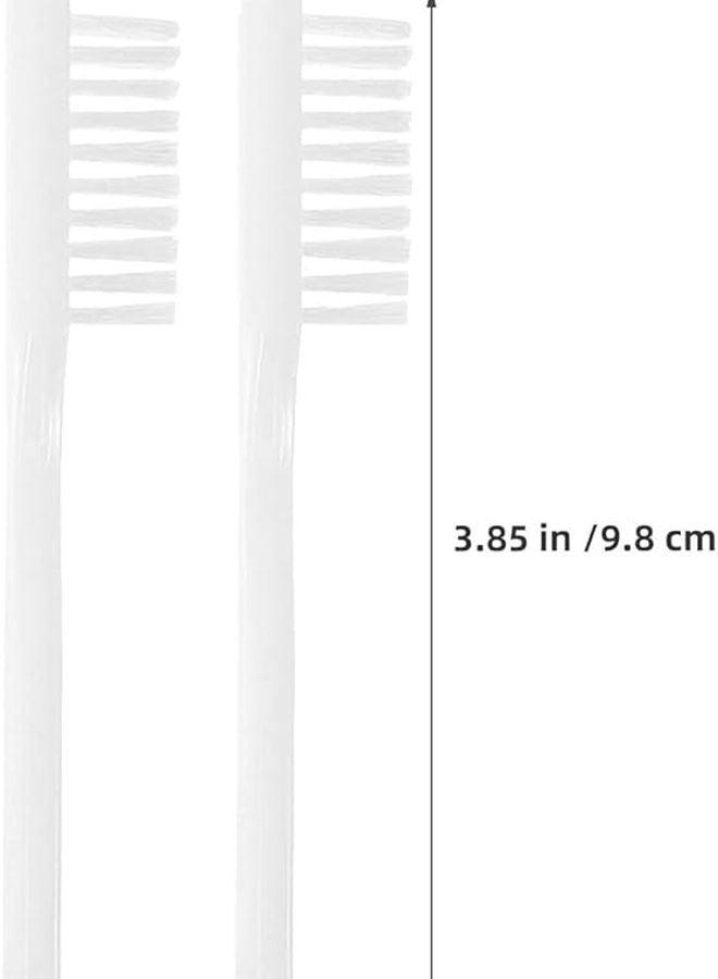 Short Handle Prison Toothbrush 100 Pack Soft Bristles Thumbprint Grip Adult Correctional Facility Travel - Image 3