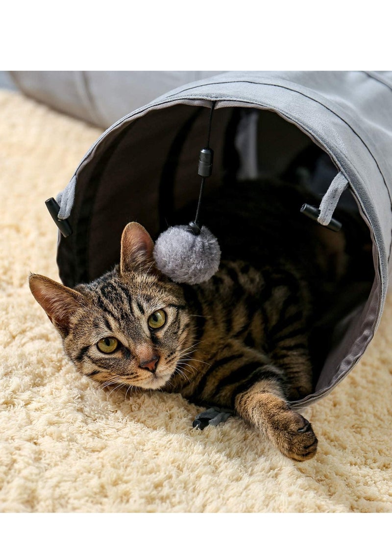 Alissa Cat Tunnel Collapsible 3 Way Cat Play Tube 10.5 Inches in Diameter 80x80x27cm - Image 3