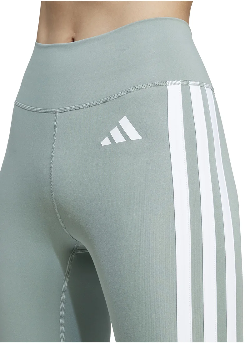 Adidas 7/8 Optime Essential 3 Stripe Leggings