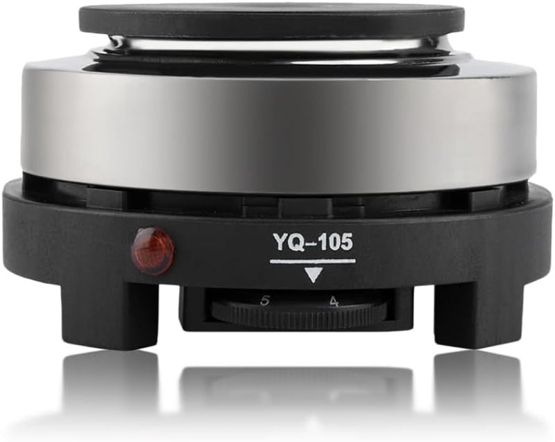 كلاراكو موقد كهربائي صغير محمول، موقد ساخن بقوة 500 واط، سخان منزلي متعدد الوظائف، سهل الاستخدام (قابس أمريكي 110 فولت) - Image 1