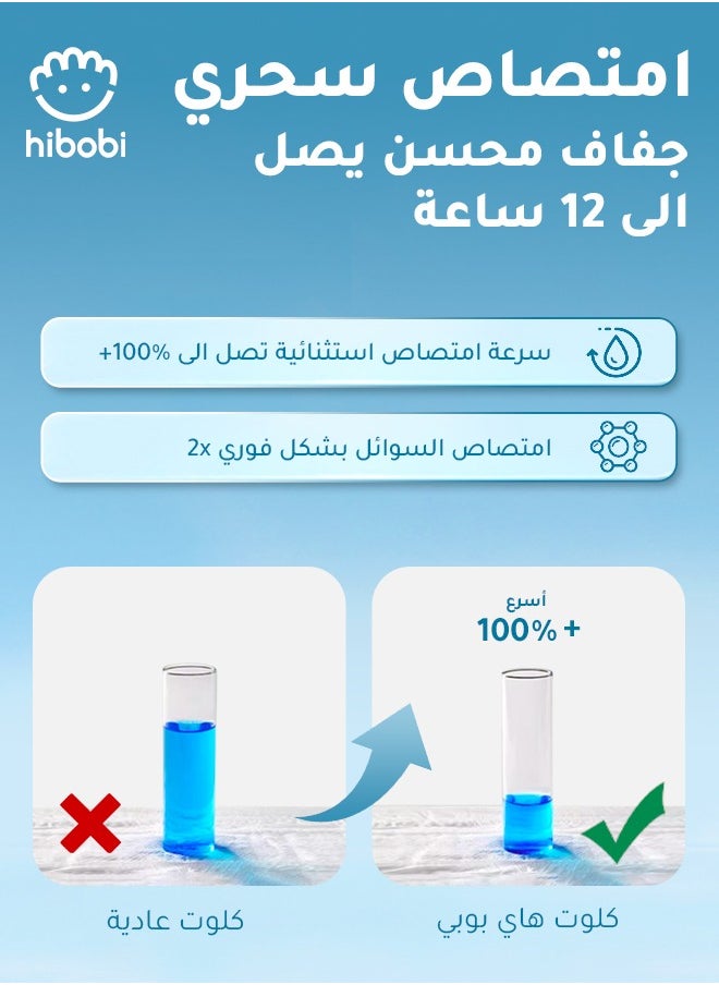 hibobi - Culotte, Ultra Soft Absorbent Pants Diapers, Size 6, 16+Kg, 48 Diapers - Image 1