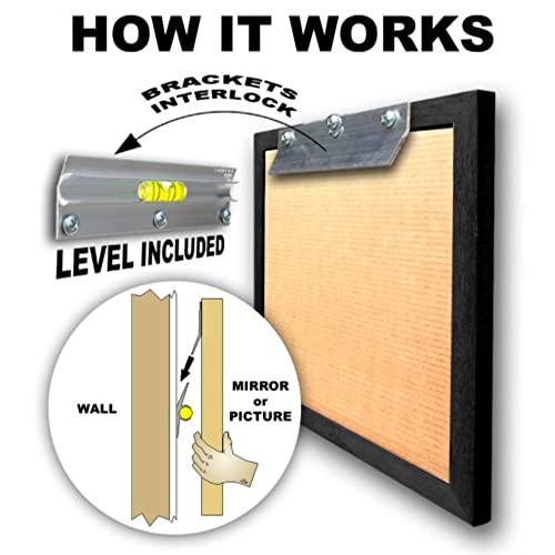 Hangman Heavy-Duty Mirror and Picture Hanger with Anchors & Screws - Aluminum: HPD-10 - Image 3