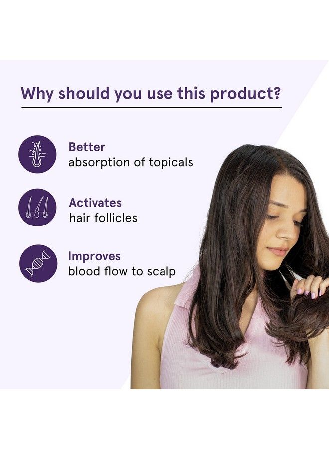 Bodywise Ise Advance Derma Roller For Women ; 540 Micro 0.5Mm Titanium Alloy Needles ; Faster Absorption Of Oils & Serums ; Reduces Hair Fall & Stimulates Hair Follicles ; Safe Easy & Effective To Use - Image 3