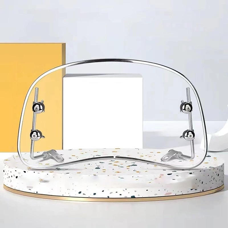 Retro Motorcycle Scooter Windshield, Electric Semi-Circular Front Shield for Pedal Bikes, Durable Design, Perfect for Enhanced Visibility and Protection - Image 1