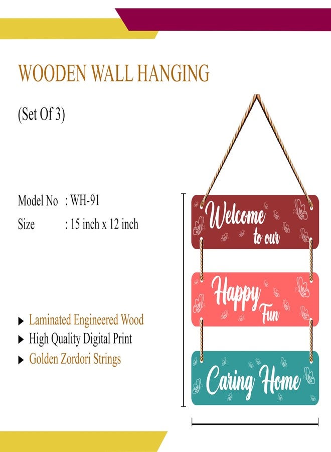 SAF Home Mdf Wooden Wall Hanging Home Decor Plates, wall painting, wall hanging For home decoaration, office, living room, wall decoration - Image 3