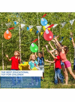 KASTWAVE Balloon Helicopter, Balloon Flying Toy, 5-Pack Multicolor Outdoor Flying Toys, Birthday Party Decorations Supplies, Gift for Boys Girls Outdoor Sport Scientific Educational, Family Playing Outdoors  - Image 4