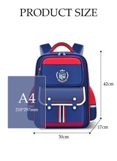 DUNISO Kids School Backpack, Large Capacity Backpack for Boys, Lightweight Schoolbag for Teen Boys Bookbag with Compartments Reflective Strip, Watrer Resistant Bookbag for Elementary Primary School  - Image 2