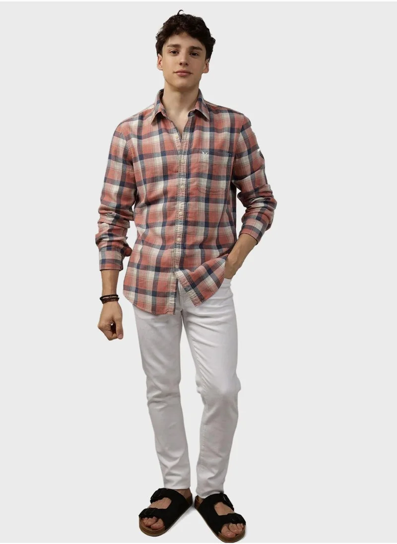 امريكان ايجل Slim Fit Button Down Shirt