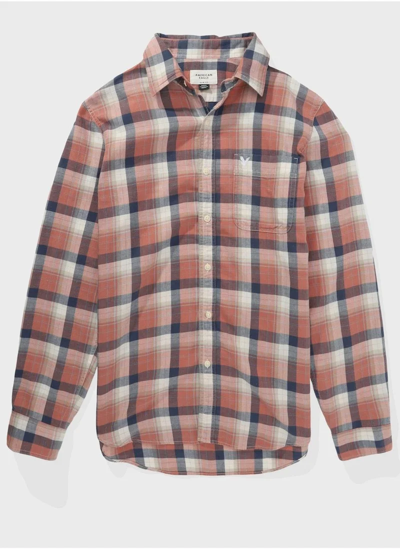 امريكان ايجل Slim Fit Button Down Shirt
