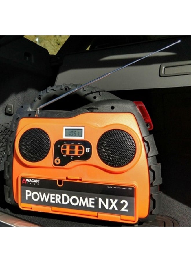 12V 600Amps Power Dome NX2 Jump Starter with Indicator Lights Orange and Black 2485-9