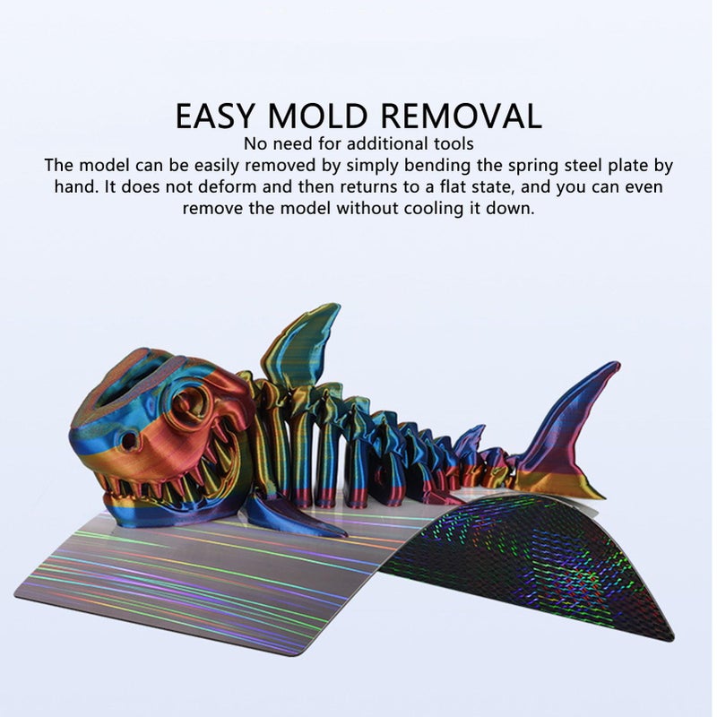 257x257mm Dual Sided PEI Heated Bed Strong Adhesion High Temperature Platform Easy Model Removal - Image 5