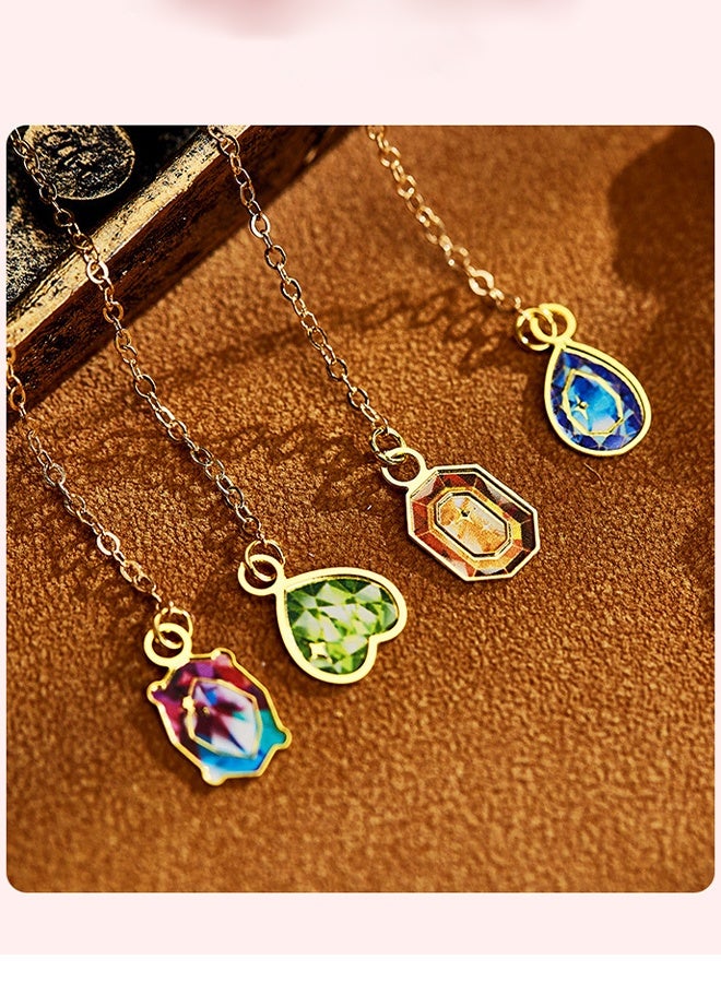 Women's Butterfly Bookmark, Aesthetic Vintage Metal Bookmark with Chain, Suitable for Reading Ladies, Book Lovers, Unique Green Butterfly Bookmark Gifts - Image 4