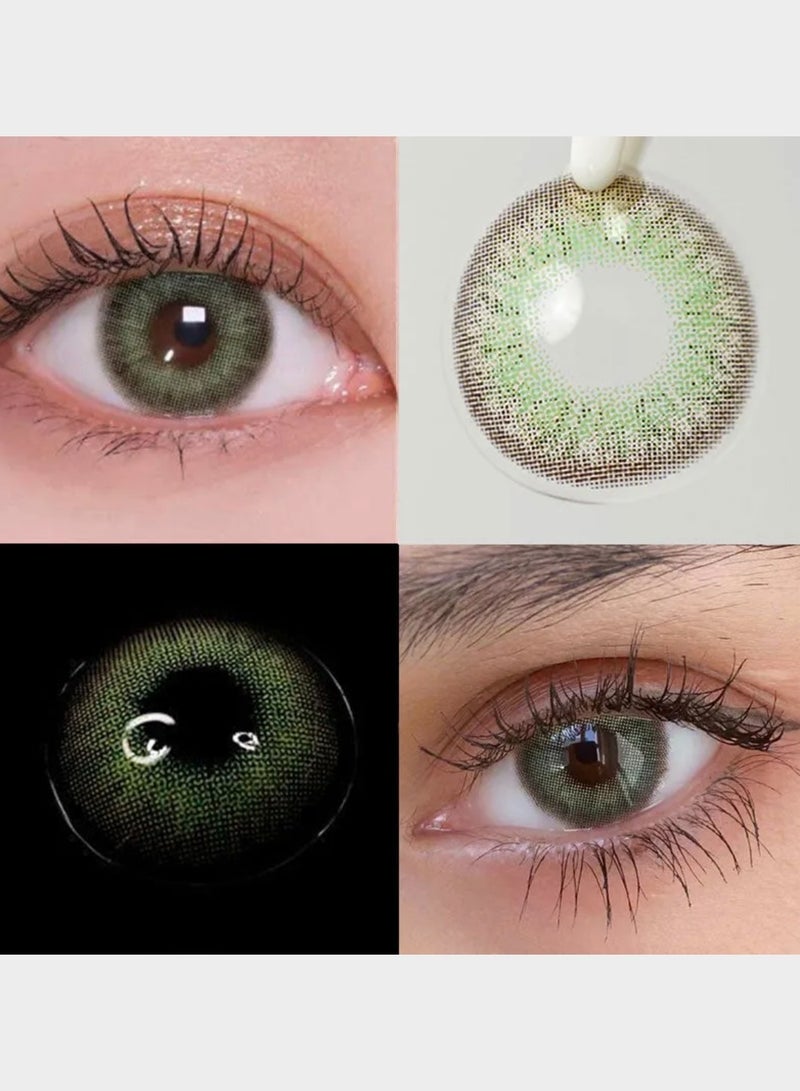 يونيبلينغ عدسات لاصقة ملونة بانفي الأخضر (سنوية) - Image 4