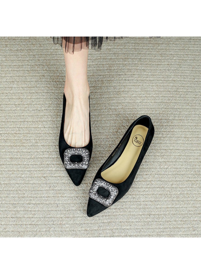 SAFIYA Saturday's 2025 New Spring/autumn Fashion Shoes, Versatile Pointed-toe Women's Flats, High-end Style Women's Shoes - Image 2