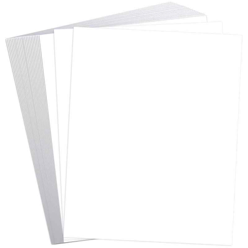 Joyberg White Cardstock, 8x10 Cardstock Paper, 250gsm Thick Cardstock, Smooth Card Paper,90 Lb Heavy Card Stock Paper, Printer Paper For Stationary Printing, Invitations, Cards, Menus, Images(25Sheets) - Image 1