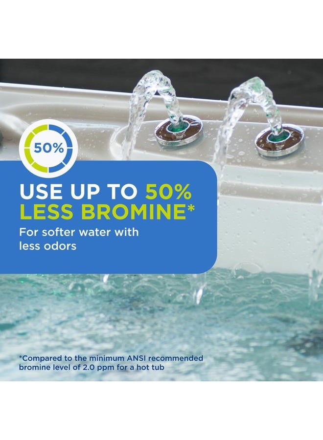 Frog Serene® Floating Sanitizing System + 2 Bromine Cartridges + 1 FROG Maintain® Non-Chlorine Shock Treatments for Hot Tubs - Image 4