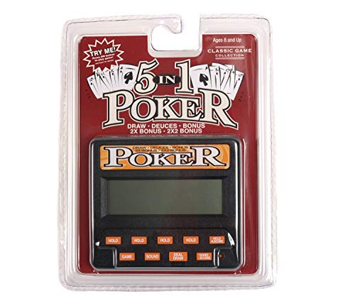 John N. Hansen Classic 5-in-1 Poker Electronic Games - Image 2