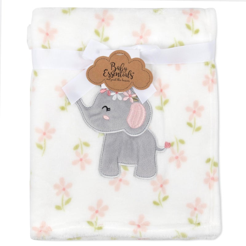 Baby Essentials Plush Fleece Throw and Receiving Baby Blankets for Boys and Girls 30x36 - Image 4