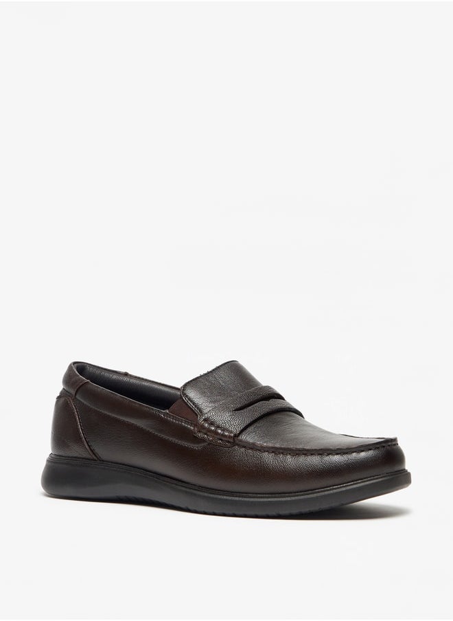 LBL by Shoexpress - Men's Solid Slip-On Loafers - Image 1