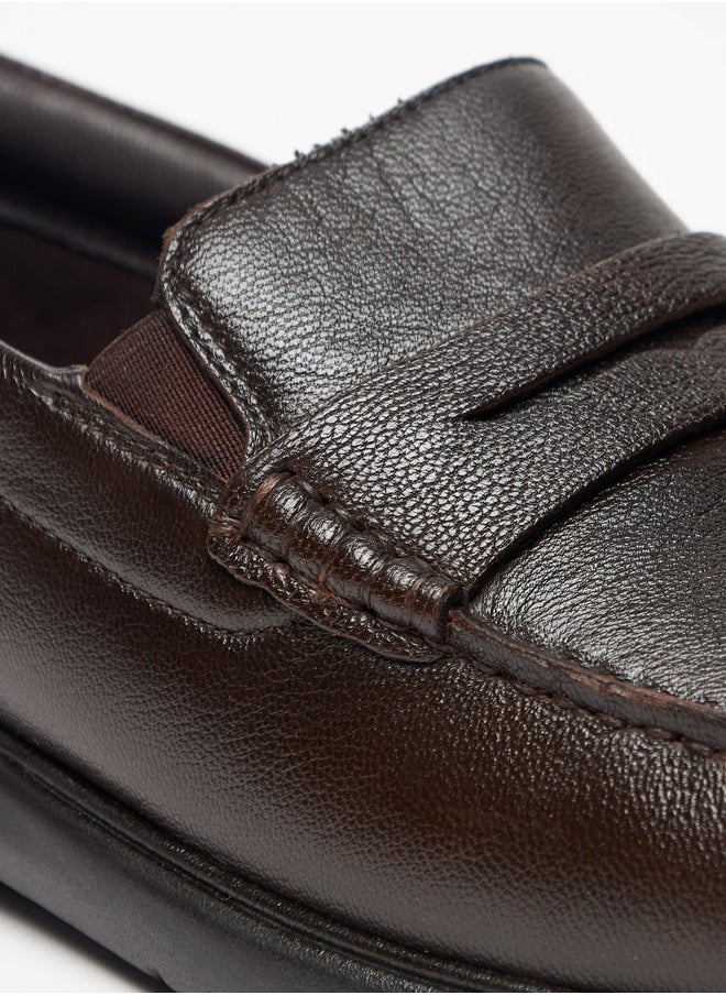 LBL by Shoexpress - Men's Solid Slip-On Loafers - Image 1