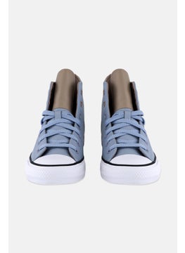 CONVERSE Men Chuck Taylor All Star Lace Up Hi Cut Shoes, Light Slate Blue  - Image 3