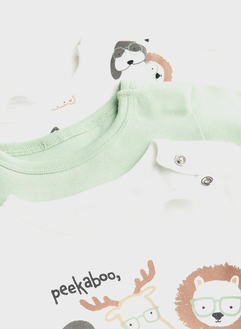 H&M Infant 3 Pack Assorted Sweatshirt & Sweatpants Set