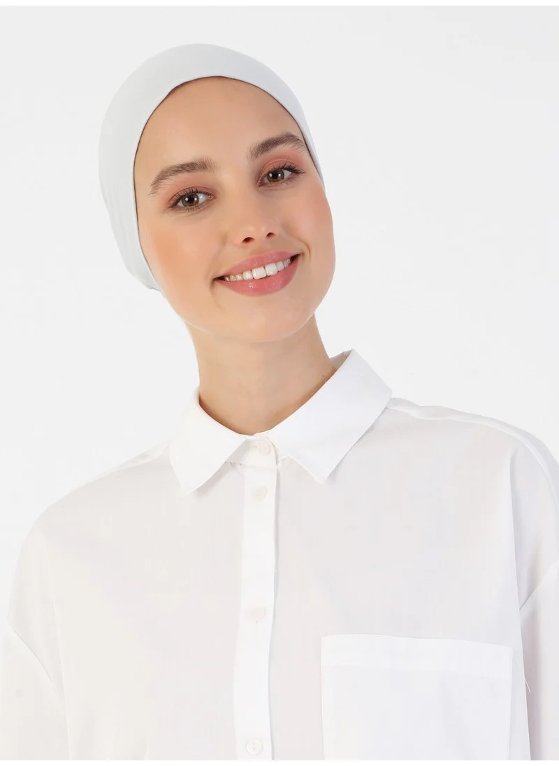 إيكاردين Cotton Wide Size Bonnet - Light Grey -