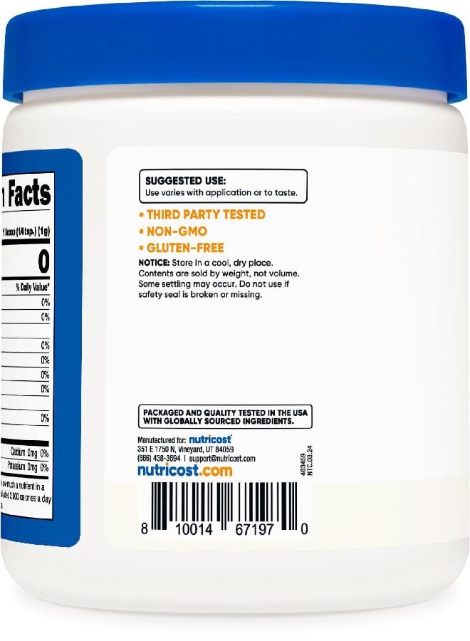 Nutricost Malic Acid Powder 1LB - Gluten Free, Non-GMO (454 Grams) - Image 3