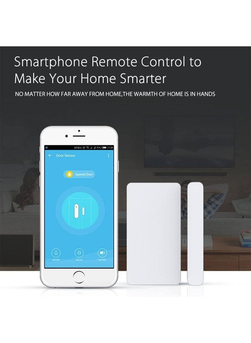 Okos Okos 24GHz WiFi Door Security Sensor Real time Monitor Long Battery Life Alexa Google Assistant for Home School Office Warehouse Lockers  - Image 4