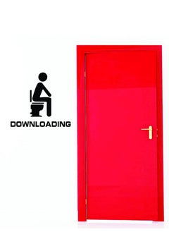 Spoil Your Wall Funny Bathroom Downloading Wall Decal - Wall Arts Home Décor - Wall Sticker, 50x50 cm by Spoil Your Wall  - Image 2