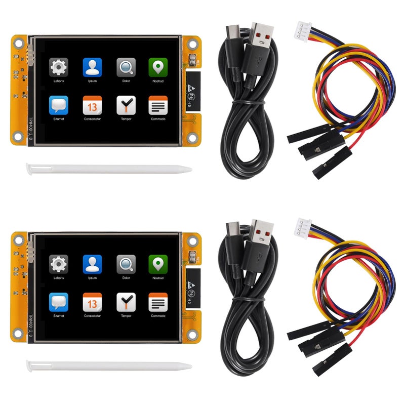 AOICRIE 2.8" inch ESP32 Display ESP32 Development Board ESP32-2432S028R WiFi Bluetooth Resistive Touch Screen 240X320 Smart Display TFT LCD Module ILI9341 Driver - Image 1