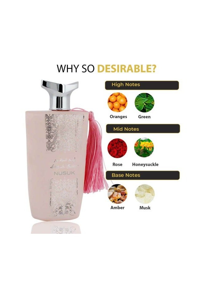 NUSUK SPRAY AREEJ AL ZAHOOR EAU DE PARFUM FOR FEMALE100 M - Image 2