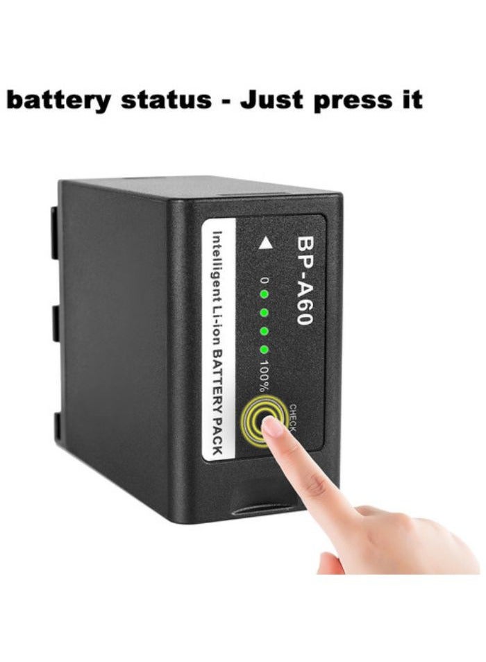 GVM Great Video Maker GVM BP-A60 Battery Pack with Charger – 95Wh V-Mount Li-Ion Battery for LED Lights, Cameras & Video Equipment - Image 4