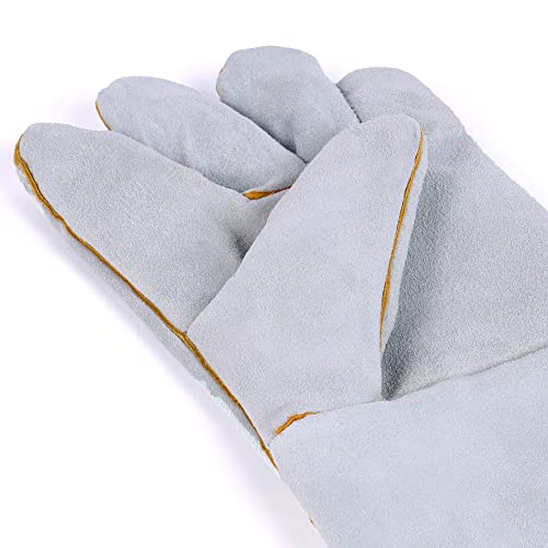 Jupiter Industries Leather Rose Gardening Gloves (Medium), Pack of 1 - Image 5