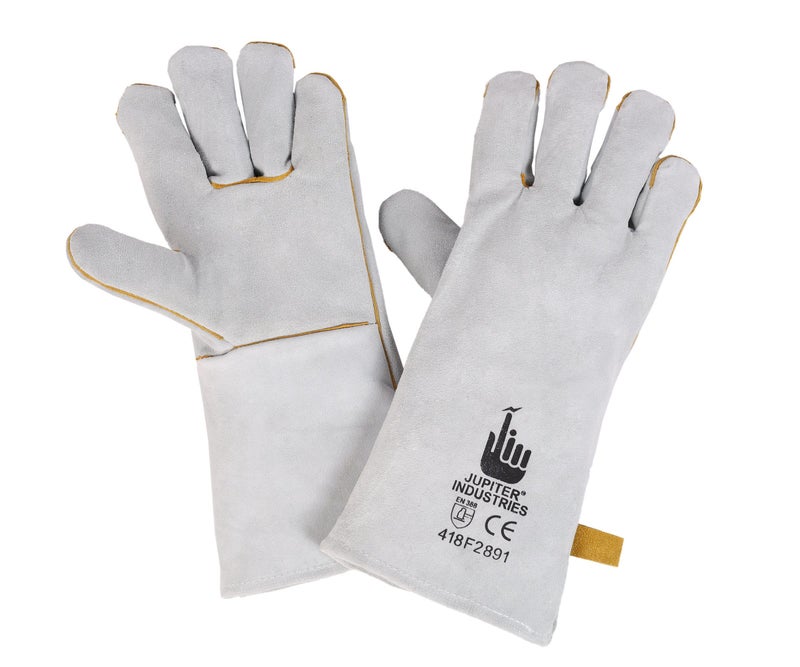 Jupiter Industries Leather Rose Gardening Gloves (Medium), Pack of 1 - Image 1