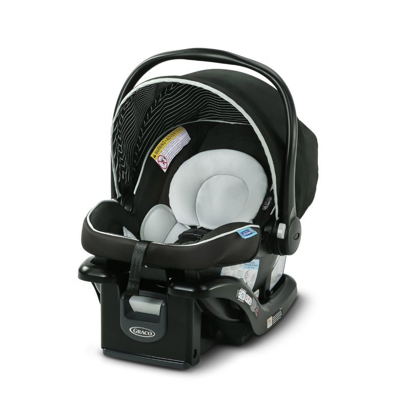 Graco SnugRide Lite LX Infant Car Seat, Lightweight Rear-Facing Seat for Babies 4â€“30 lb, 4-Position Adjustable Base, LATCH Installation & ProtectPlus Engineered, Studio - Image 1
