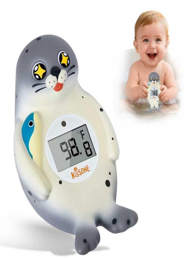 KISSONE Baby Bath Thermometer Digital for Water Temperature - Fast & Accurate °F/°C Reading, Waterproof Floating Safety Thermometer for Infants & Toddlers - Image 1