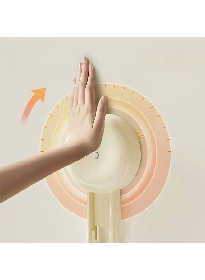 قطعتان رف أحذية بماصة بيضاء، فراغ قوي يتحمل 11-02 رطل، بدون حفر، لباب الحمام - Image 5