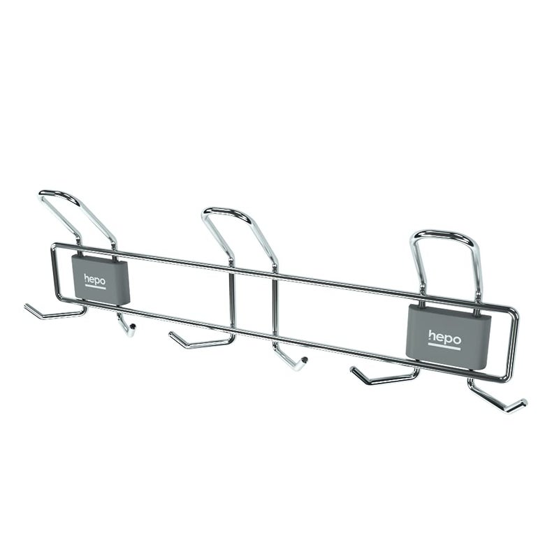 Hettich HE Hepo Stainless Steel Bath Clothes Hook 5 Year Warranty Against Rusting Silver 447x55x133 mm - Image 3
