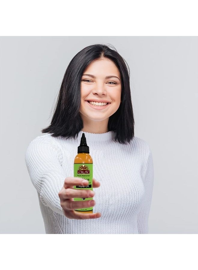 OKAY 100% PURE OLIVE OIL for SKIN and HAIR 4oz / 118ml - Image 5