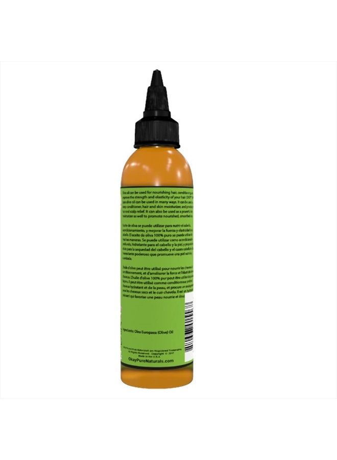 OKAY 100% PURE OLIVE OIL for SKIN and HAIR 4oz / 118ml - Image 3