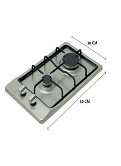 kitchen Line Stainless Steel Gas Hob - 30 CM - 2 Auto-Ignition Eyes | G2005  - Image 2