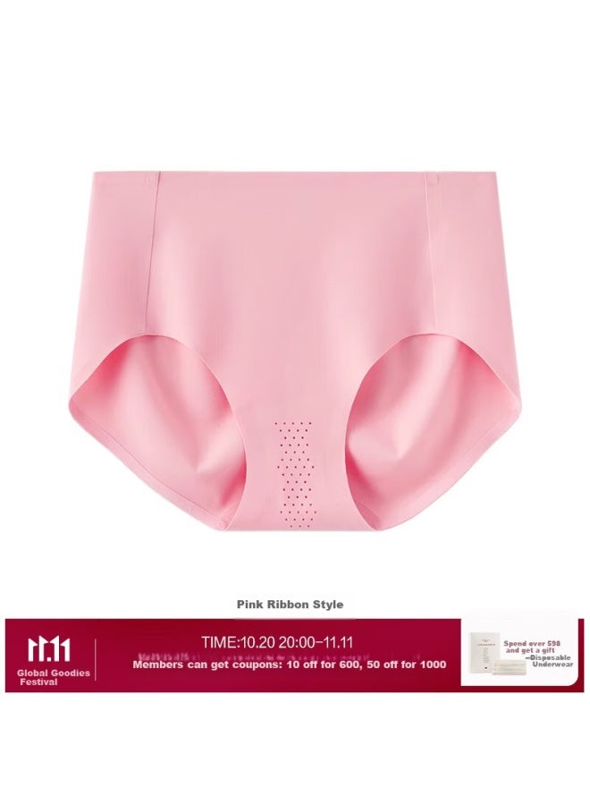 Aimer Women's Underwear, Spring And Summer Lightweight Cotton Antibacterial Stain-free Mid-rise Panties Alb22301, Size M