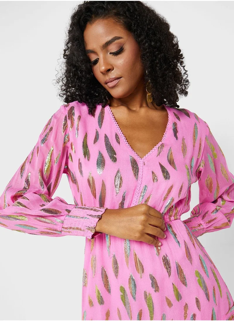 That’s My Gal Foil Print Dress