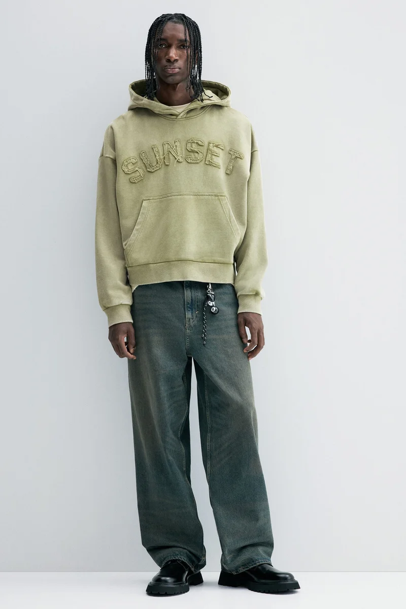 H&M Oversized Fit Printed hoodie