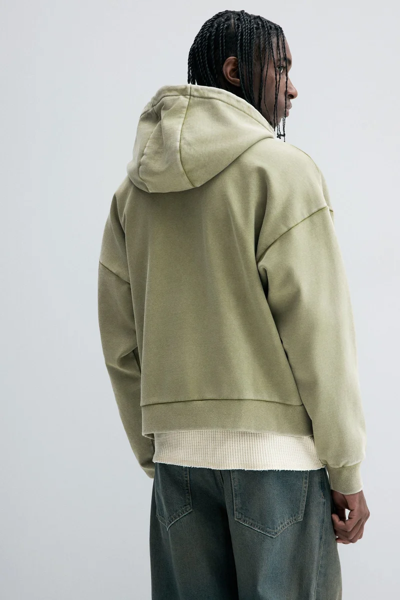 H&M  Oversized Fit Printed hoodie for Men | Best Price UAE