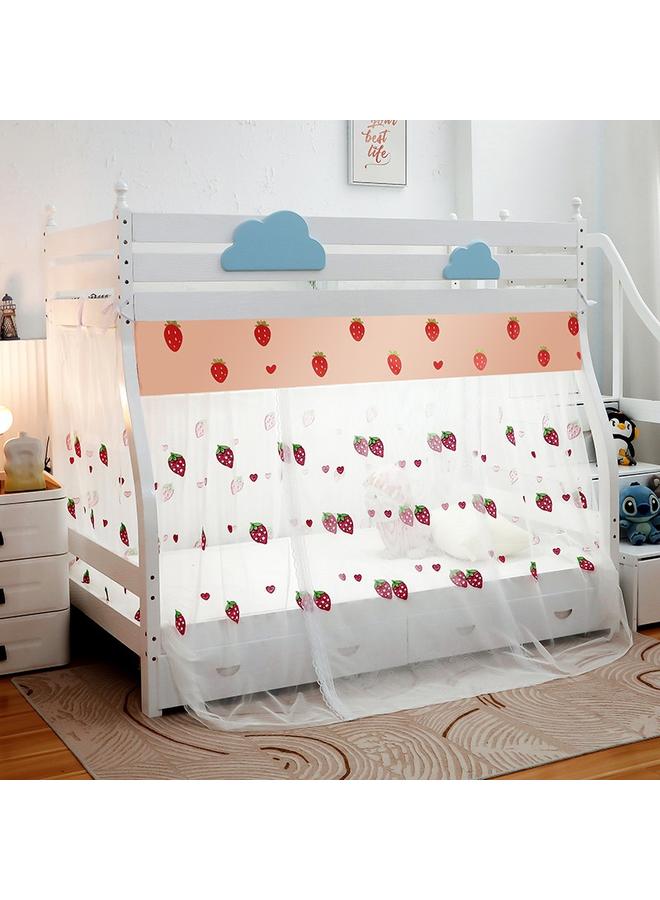 Bluejw Embroidered Dormitory Zipper Mosquito Net Student Bunk 1m1.2 Single Bed Curtain Shading Integrated 1.5 Mitt Encryption - Image 1