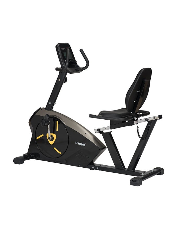 House Sport Home Exercise Bike, 8 Magnetic Resistance Levels, LCD Display with Time/Speed/Distance/Calorie/Pulse, Metal Frame, Home/Gym Use, 41kg, 168 x 70 x 111cm, 180kg Capacity - Image 1