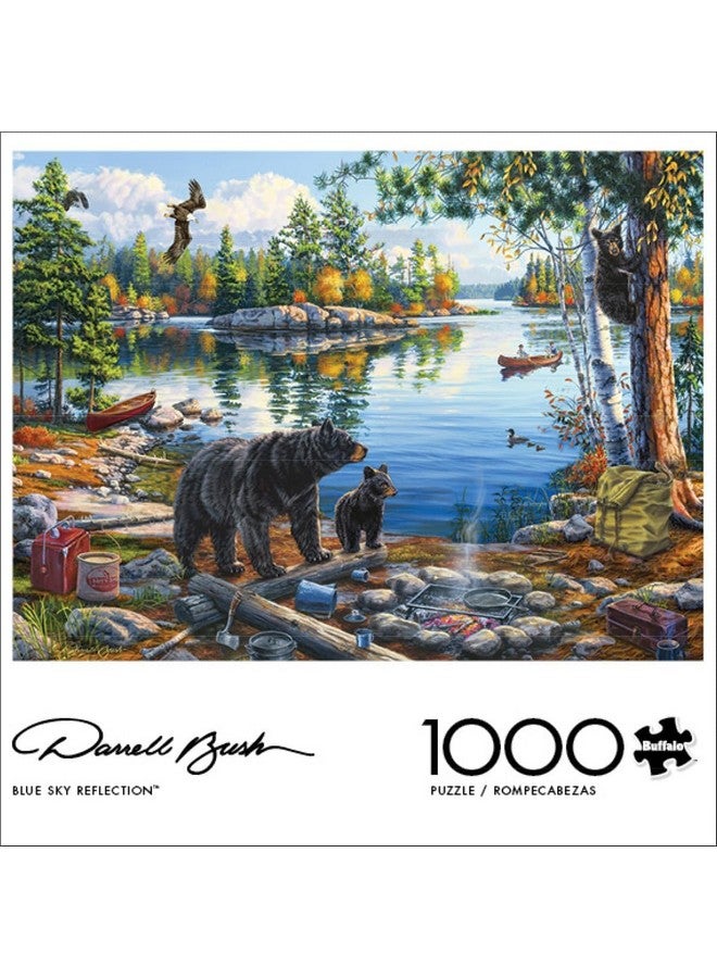Buffalo Games ألعاب بوفالو - داريل بوش - انعكاس السماء الزرقاء - 1000 قطعة لغز للبالغين - لغز تحدي مثالي لليالي الألعاب - الحجم النهائي هو 26.75 × 19.75 - Image 3