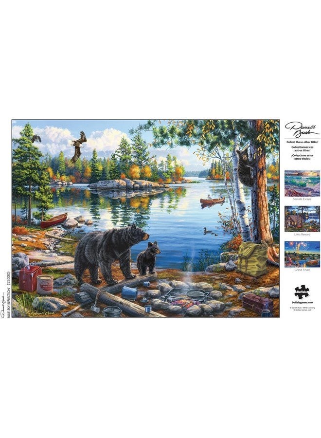 Buffalo Games ألعاب بوفالو - داريل بوش - انعكاس السماء الزرقاء - 1000 قطعة لغز للبالغين - لغز تحدي مثالي لليالي الألعاب - الحجم النهائي هو 26.75 × 19.75 - Image 5
